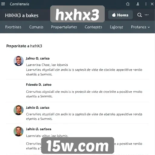 Feedback dos usuários sobre a interface do hxhx3